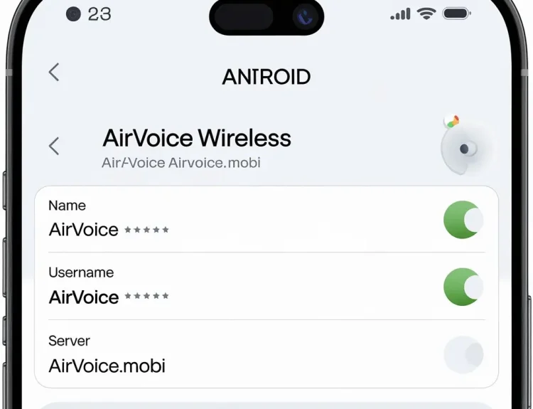 airvoice wireless unlimited data apn settings android