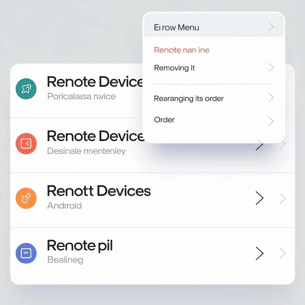 How to Change Order of Remote Devices on TrackView Android