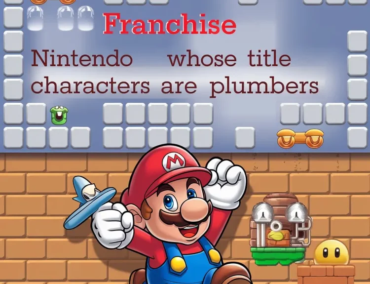 nintendo franchise whose title characters are plumbers crossword clue