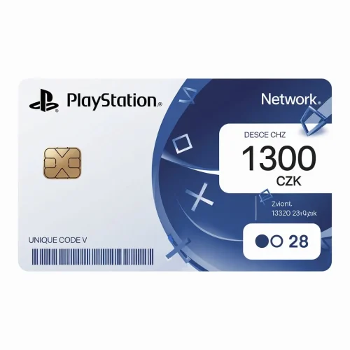 playstation network card 1300 czk psn key czech republic