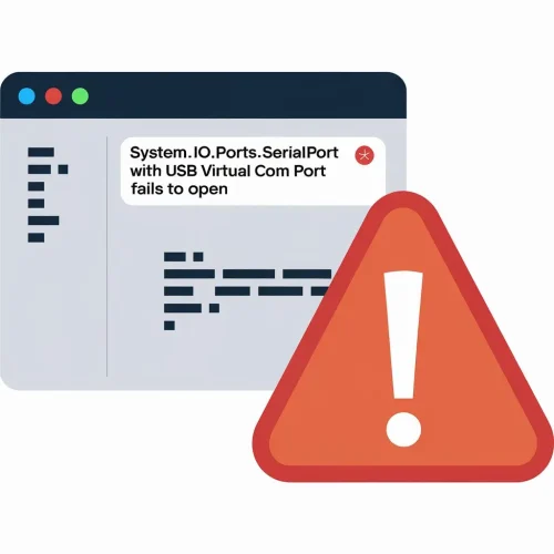 System.IO.Ports.SerialPort with USB Virtual COM Port Fails to Open