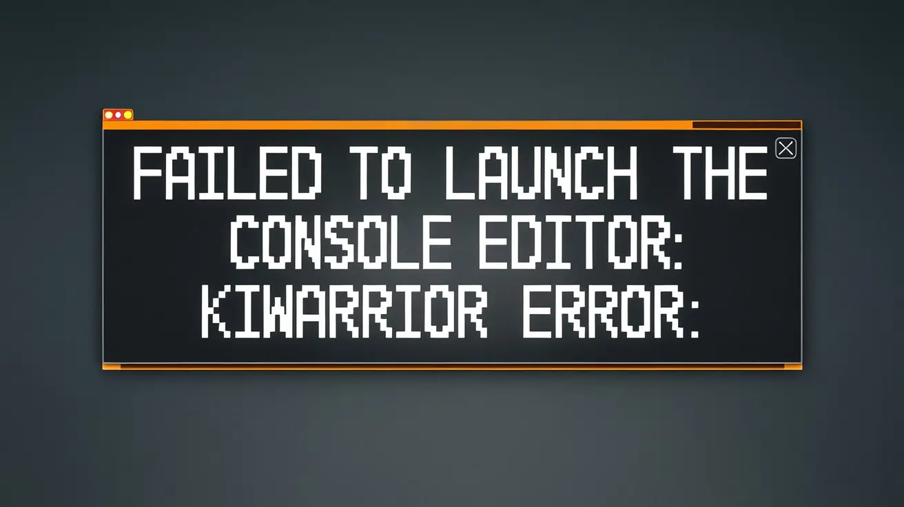 baldur's gate 3 console editor failed kiwarrior error message